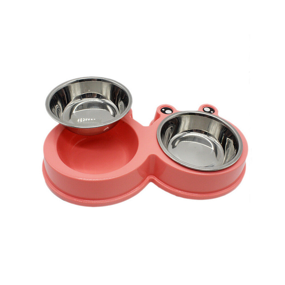 Double Pet Bowl For Food And Water
