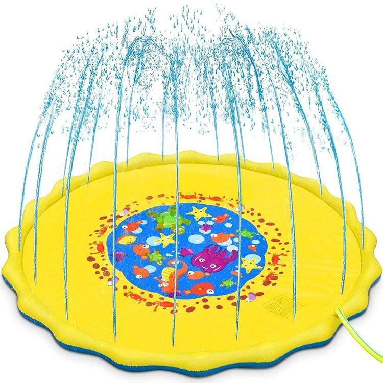 Outdoor Children'S Water Spray Pet Mat Letter Pvc