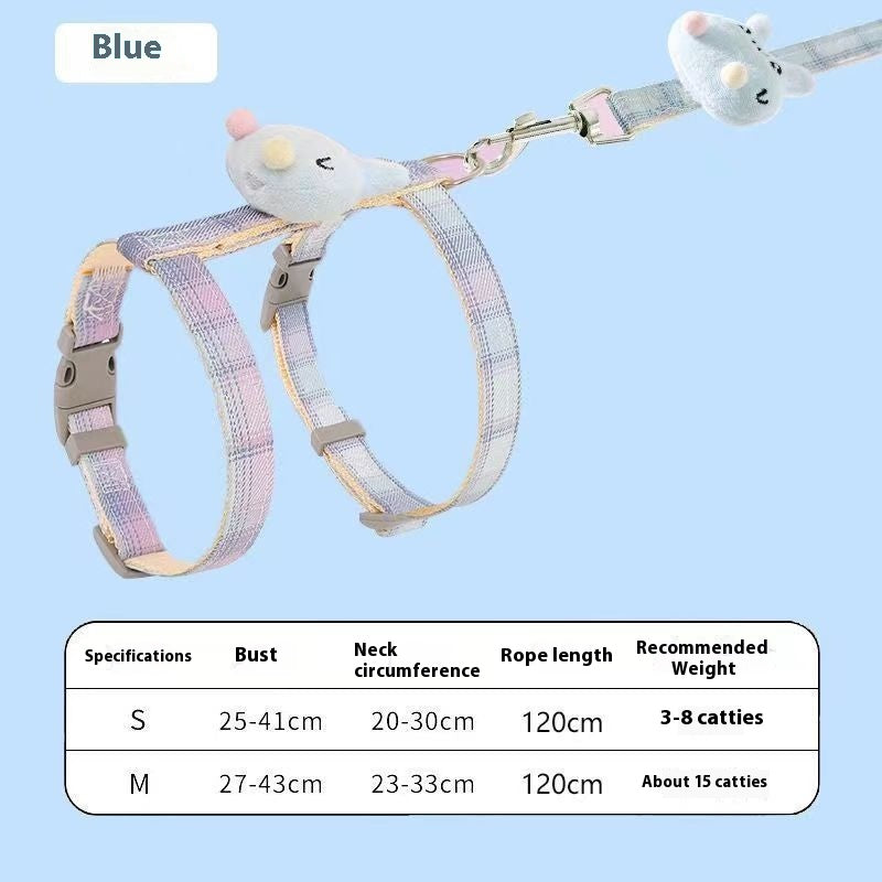 Pet Hand Holding Rope I-Shaped Chest And Back Suit