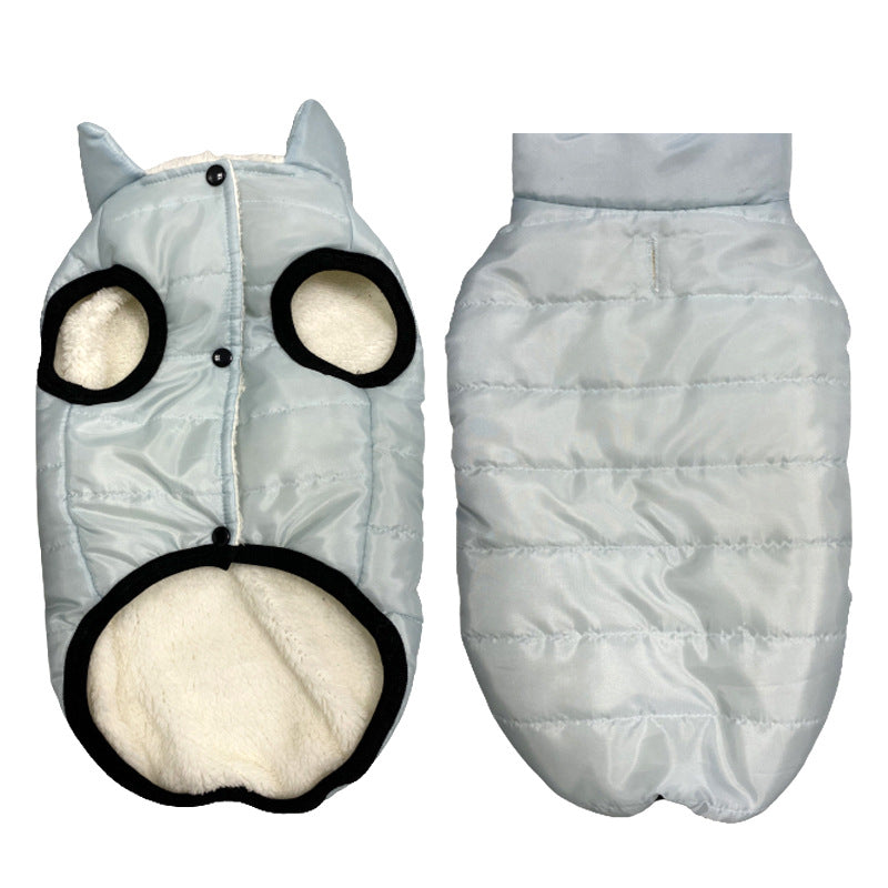 Waterproof Windproof Fleece-Lined Winter Dog Vest