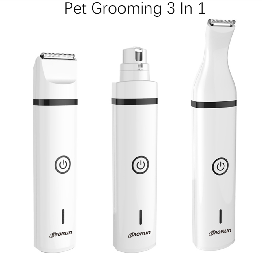 Pet Shaver With Nail And Trimmer Blades