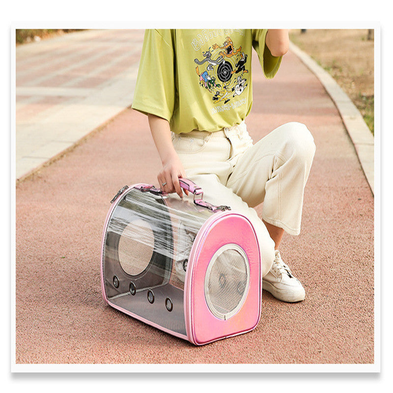 Transparent PU Pet Bag