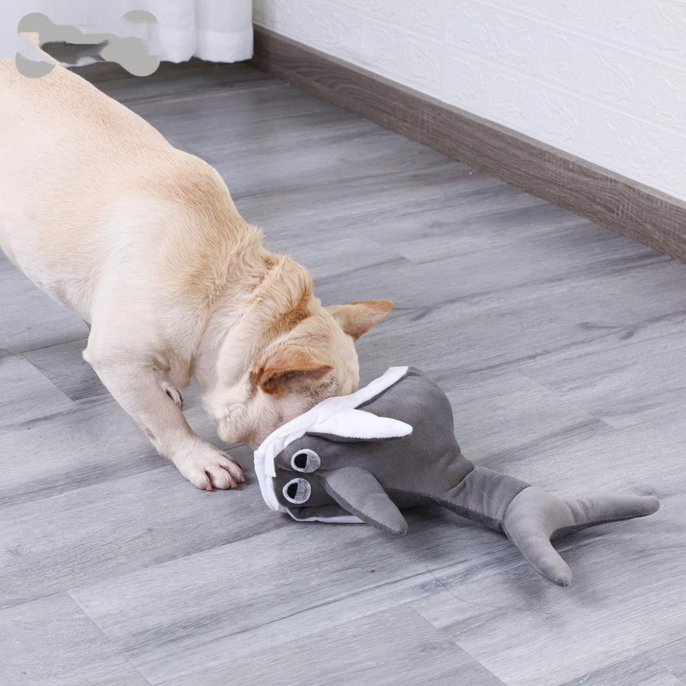 Pet Plush Shark Toy