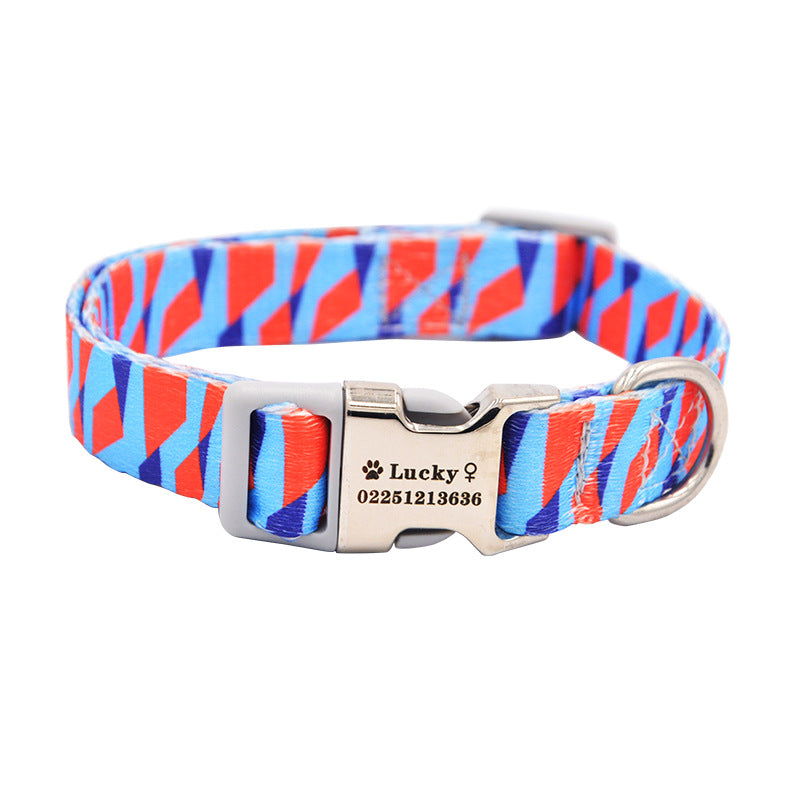 Custom Lettering Dog Collar