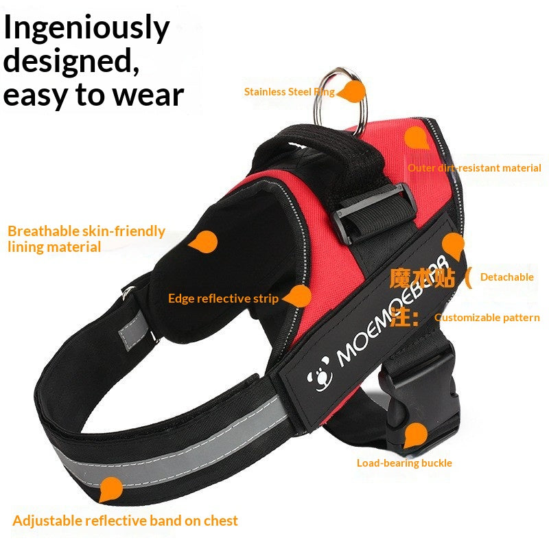 Cross-Border Explosion-Proof Traction K9 Pet Harness Oxford Fabric Pet Supplies