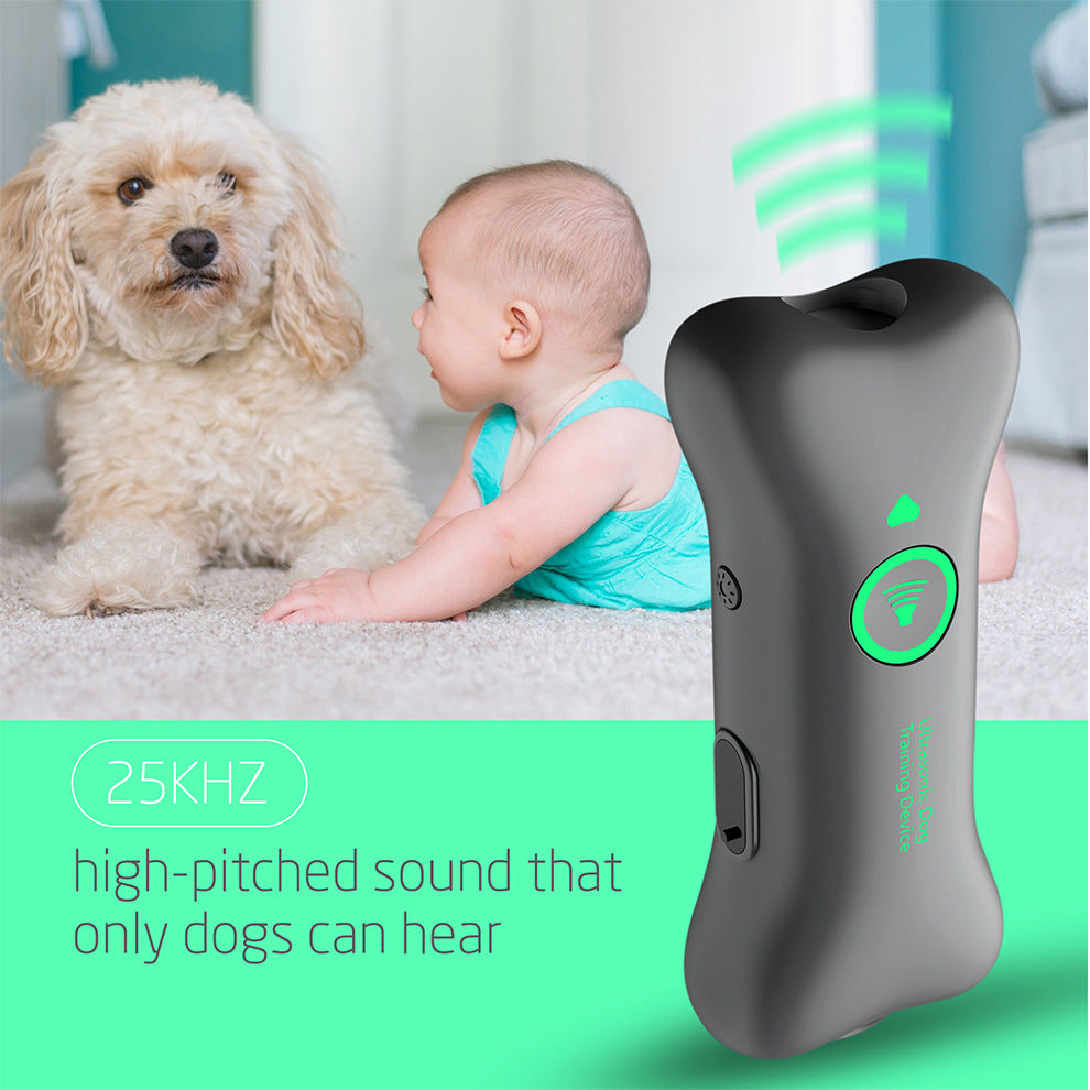 Portable Ultrasonic Anti-Bark Dog Repellent Trainer