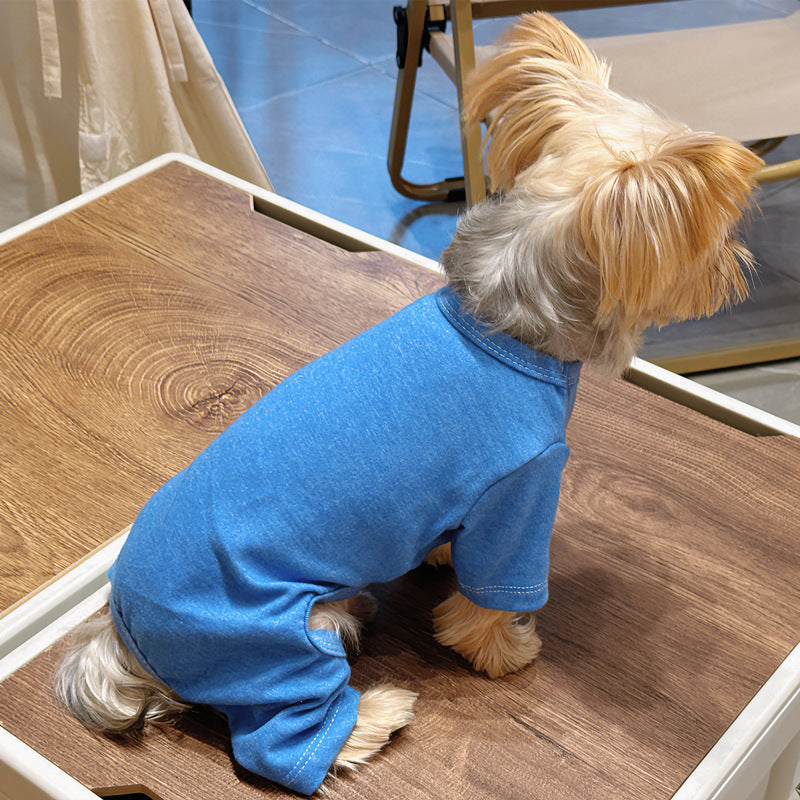 Four-Legged Cotton Pajamas For Small Dogs