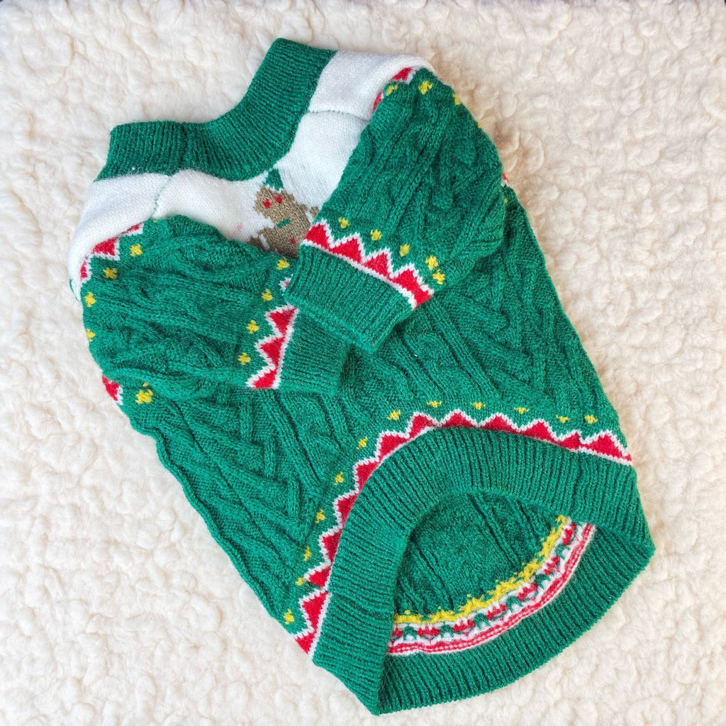 Christmas Wool Dog Sweater