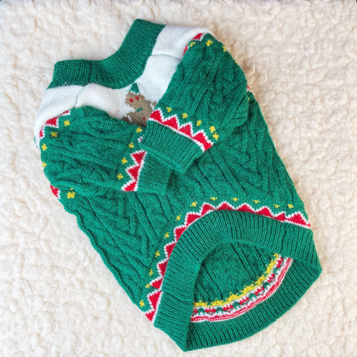 Christmas Wool Dog Sweater