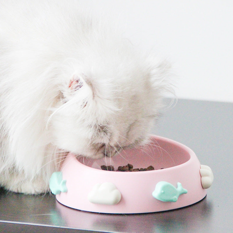 Anti-Skid Dog Bowl In Four Colors