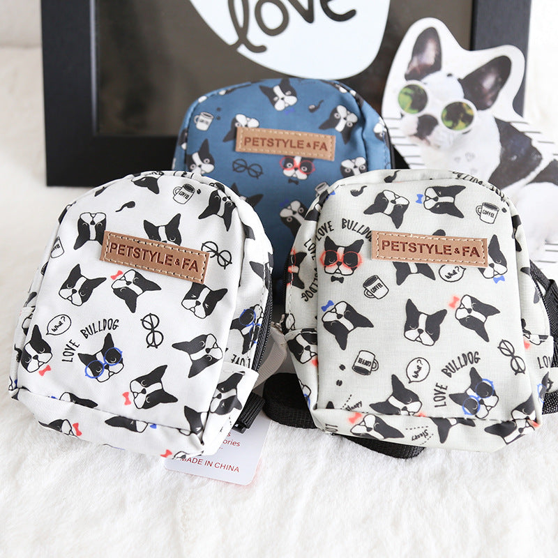 Bullfight Print Backpack Pet Backpack