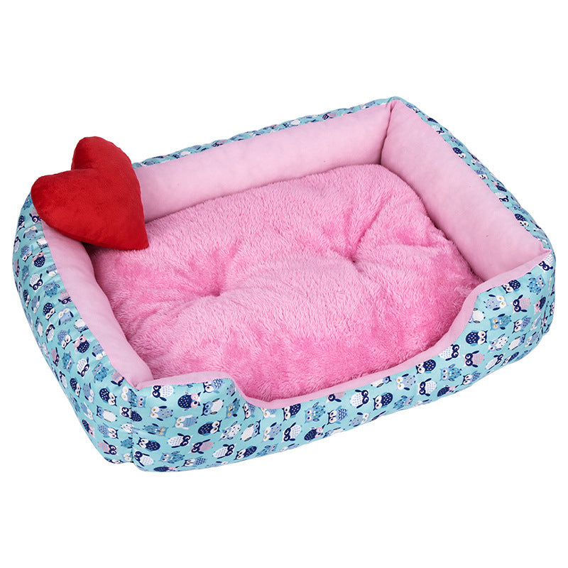 Warm Plush Pet Bed