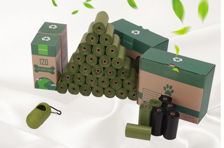 16 Rolls Disposable Dog Poo Bags