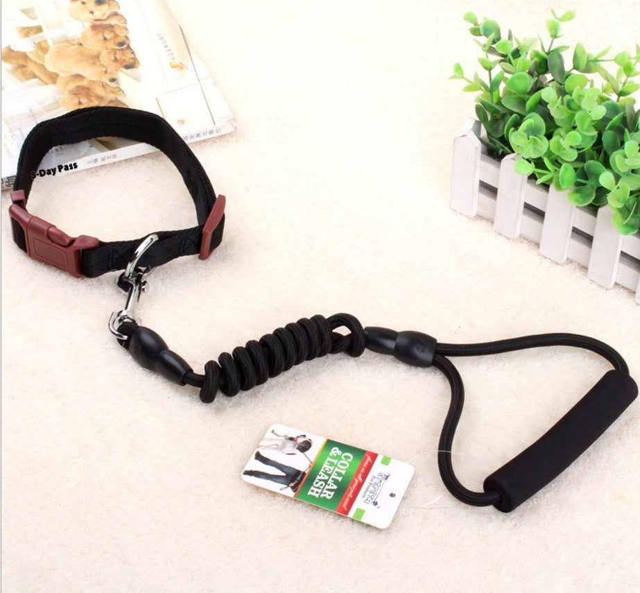 Dog Rope Collar and Chest Chain Set