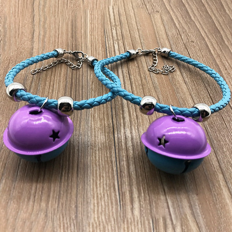 Hand Woven Pet Bell Collar