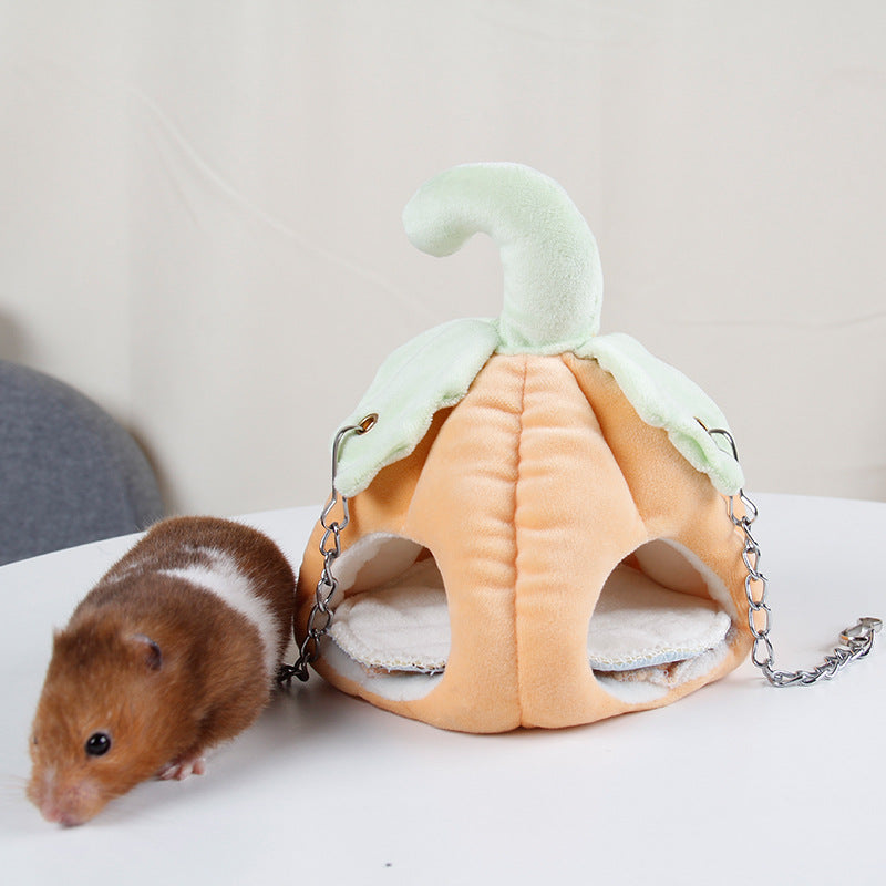 Sleeping Bag Cotton Nest Warm Pumpkin Chinchilla Pet Nest