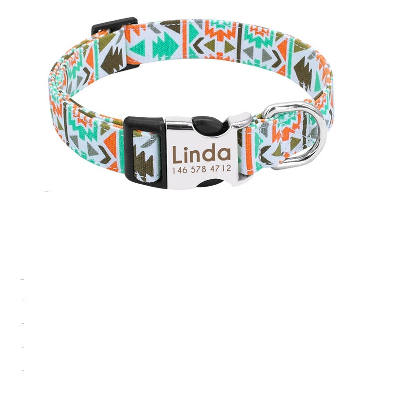Custom Dog Collar With Engraving