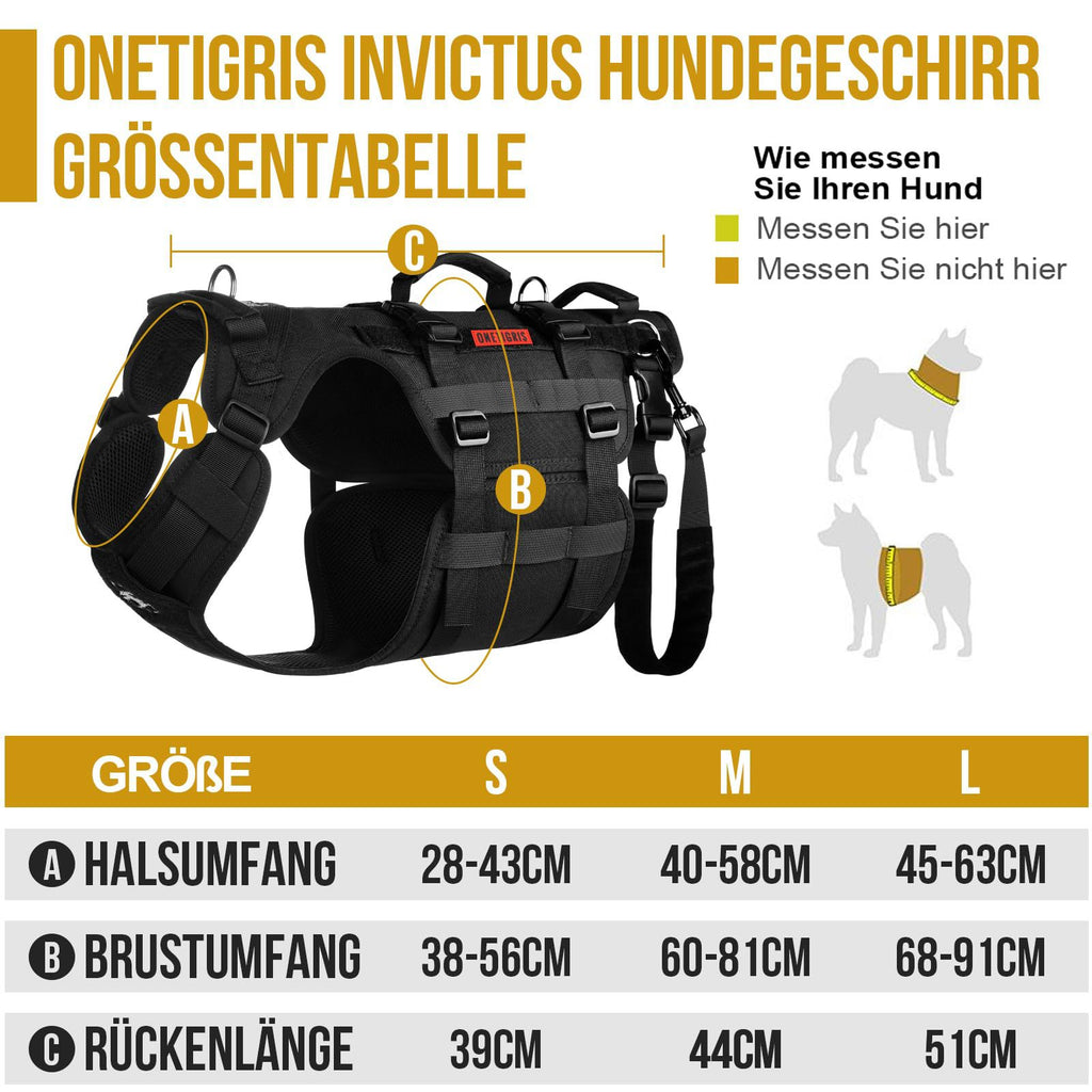 Outdoor Tactical Dog Vest Harness