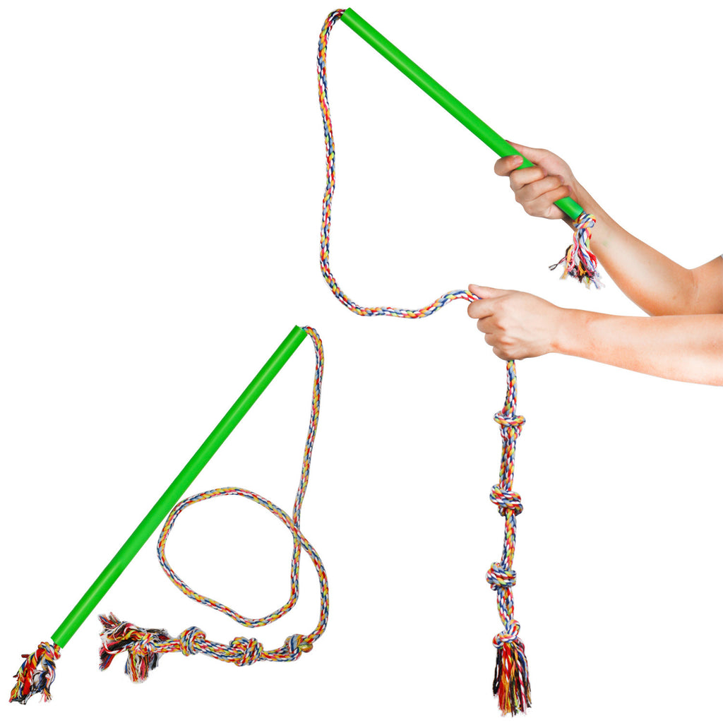 Cotton Rope Dog Training Pole