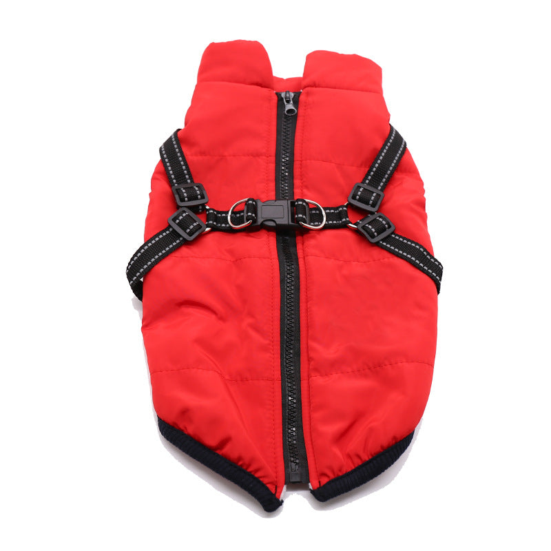 Winter Dog Cotton Chest and Back Vest
