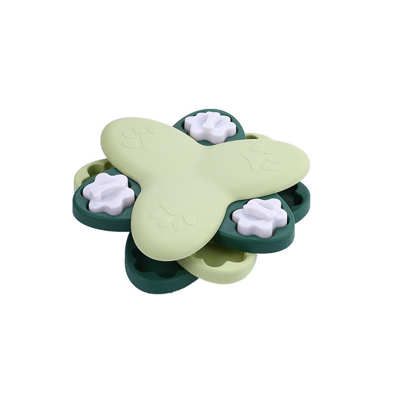 Rotating Slow Feeder Dog Puzzle Bowl