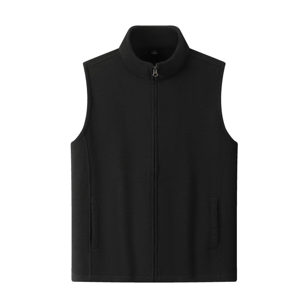 Men's Zip Fleece Cardigan Vest