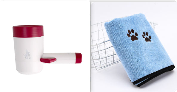 Quick-Dry Absorbent Dog Cleaning Cloth