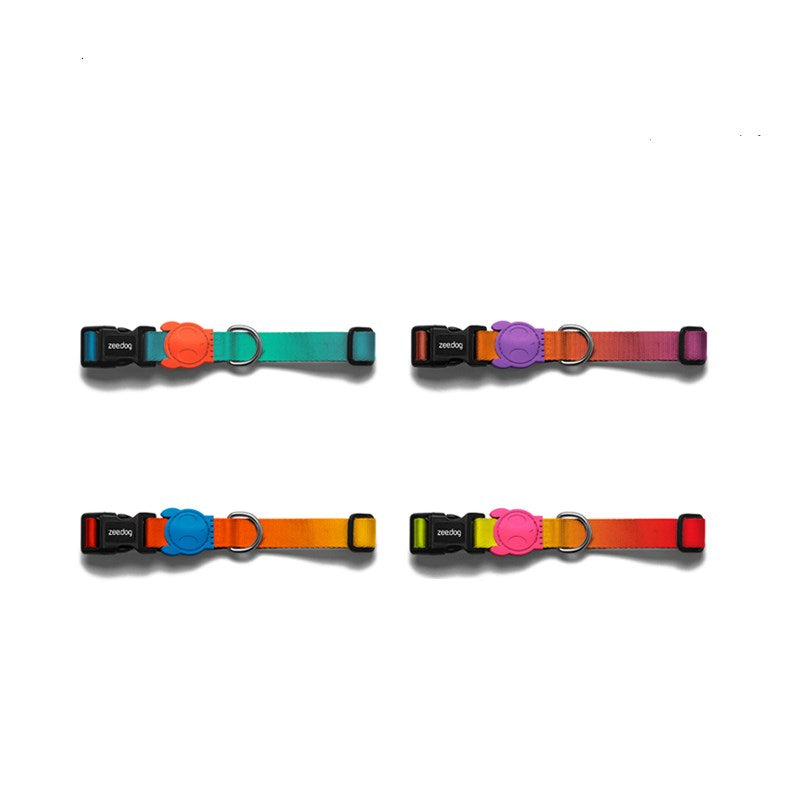 Gradient Color Dog Collar