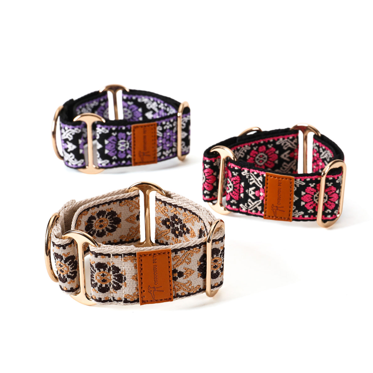 Ethnic-Style Adjustable Explosion-Proof Pet Collar
