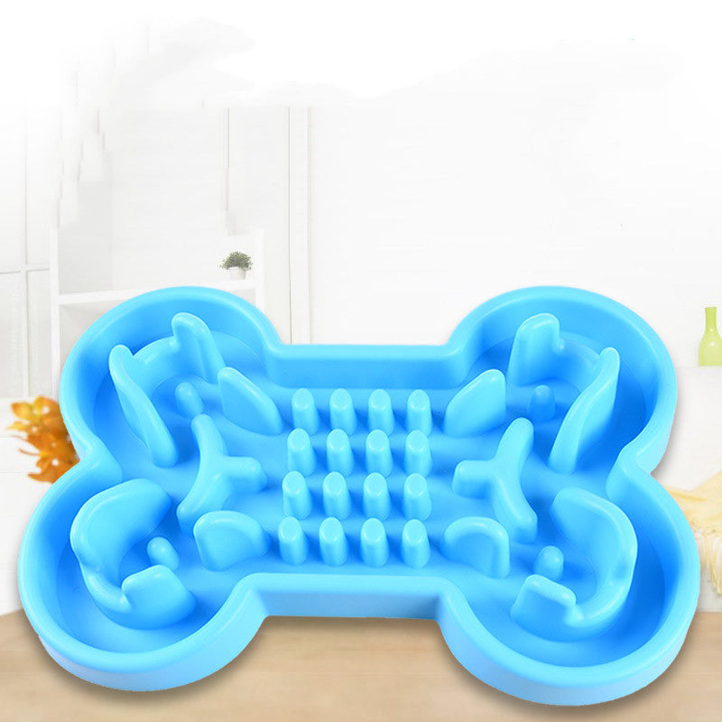 New Pet Supplies Bone Puzzle Stop Eating Dog Bowl