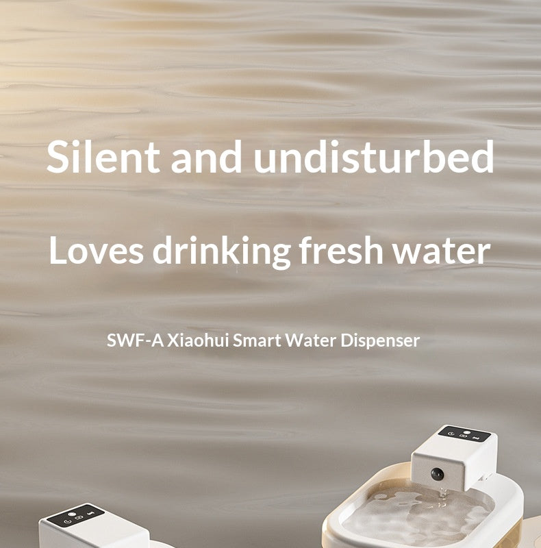 Smart Sensor-Activated Quiet Filtered Automatic Pet Water Fountain