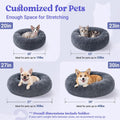 Round Warm Bed for Small Medium Dogs