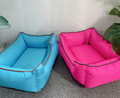 Candy-Colored Thin Bones Square Denim Nest Medium And Small Dog Pet Kennel