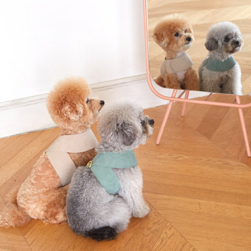 Ins Dog Leash Chest Strap Cotton Woven Pet Pull Rope