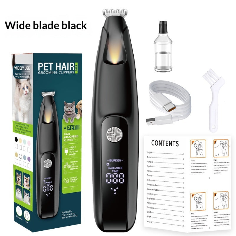 Digital Display Pet Grooming Clipper
