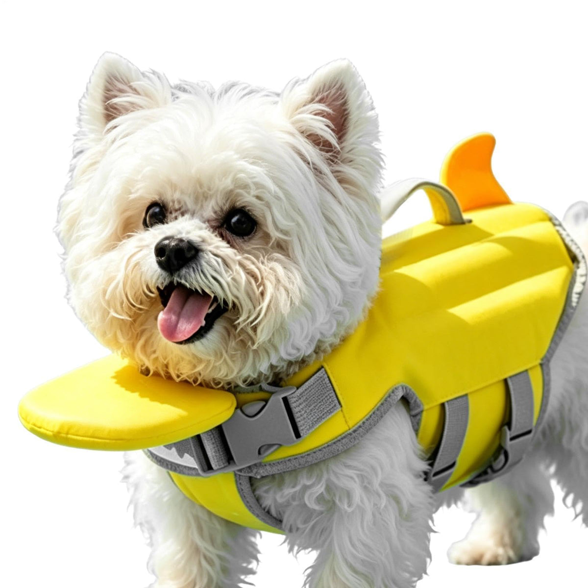 Adjustable Dog Life Vest with Rescue Handle
