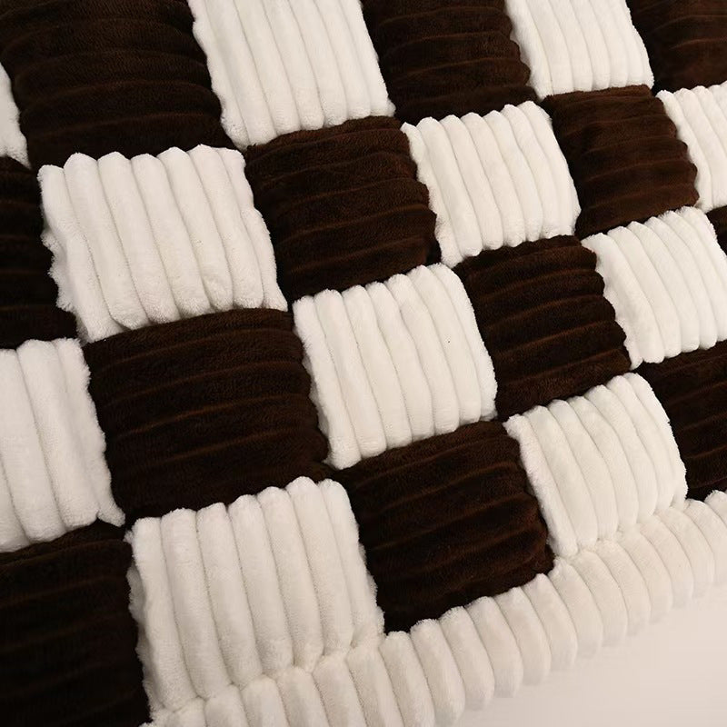 Washable Checkered Non-Slip Car Mat