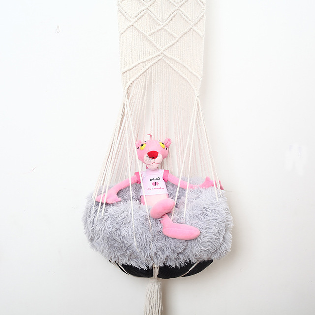 Handmade Macrame Pet Swing Bed