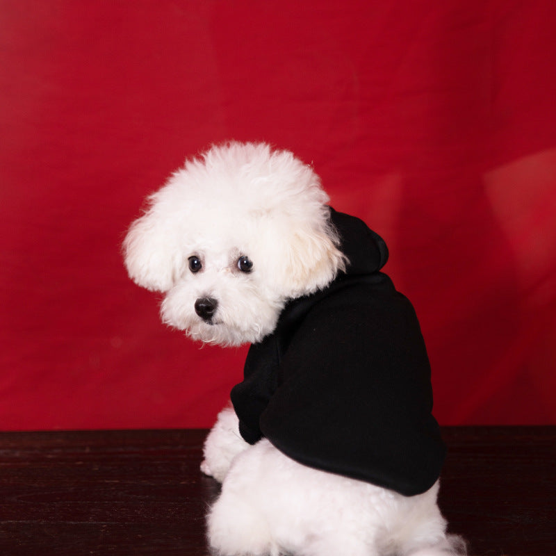 Fleece-Lined Pet Hoodie With A Hood