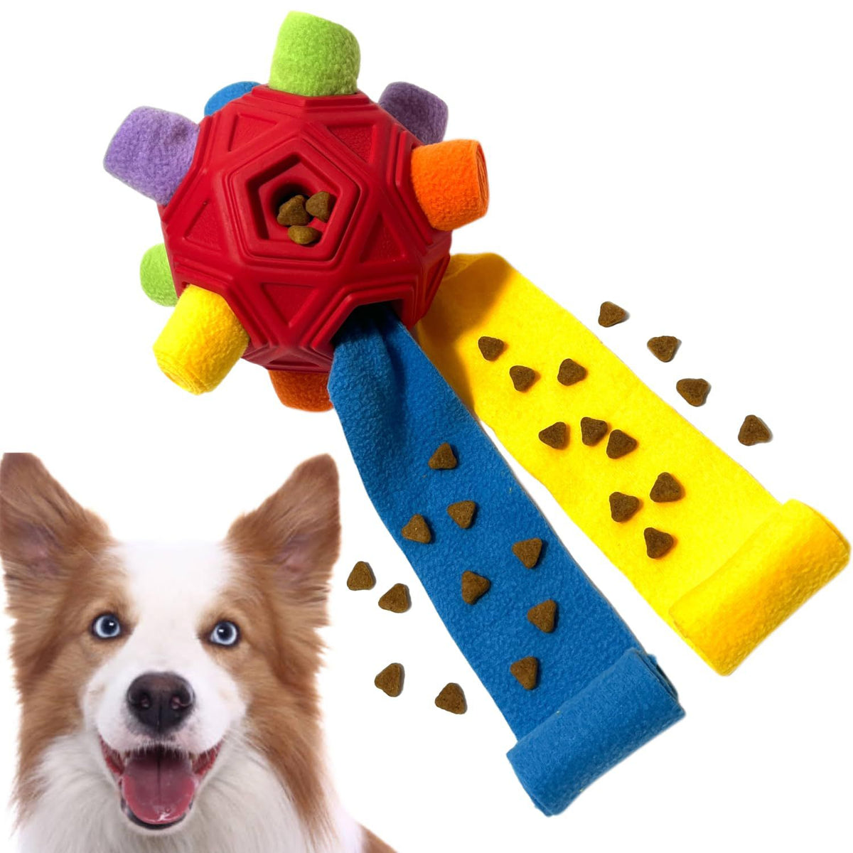 Pet Dog Hollow-Out Bite-Resistant Smell Toy Ball
