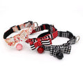 Pet Microfiber Backing Comfortable Bow Collar Collar