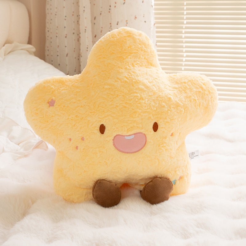 Cartoon Moon And Star Decorative Doll