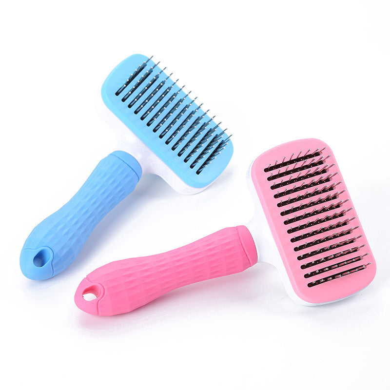 Self-Cleaning Pet Grooming Comb