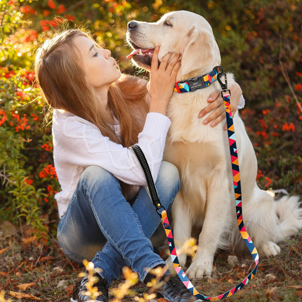 Dog Tag Lettering Collar