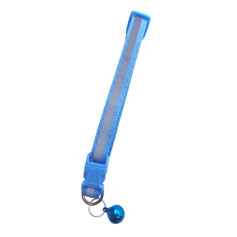 Fluorescent Reflective Bell Dog Collar