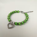 Pearl Necklace Pet Collar Decoration