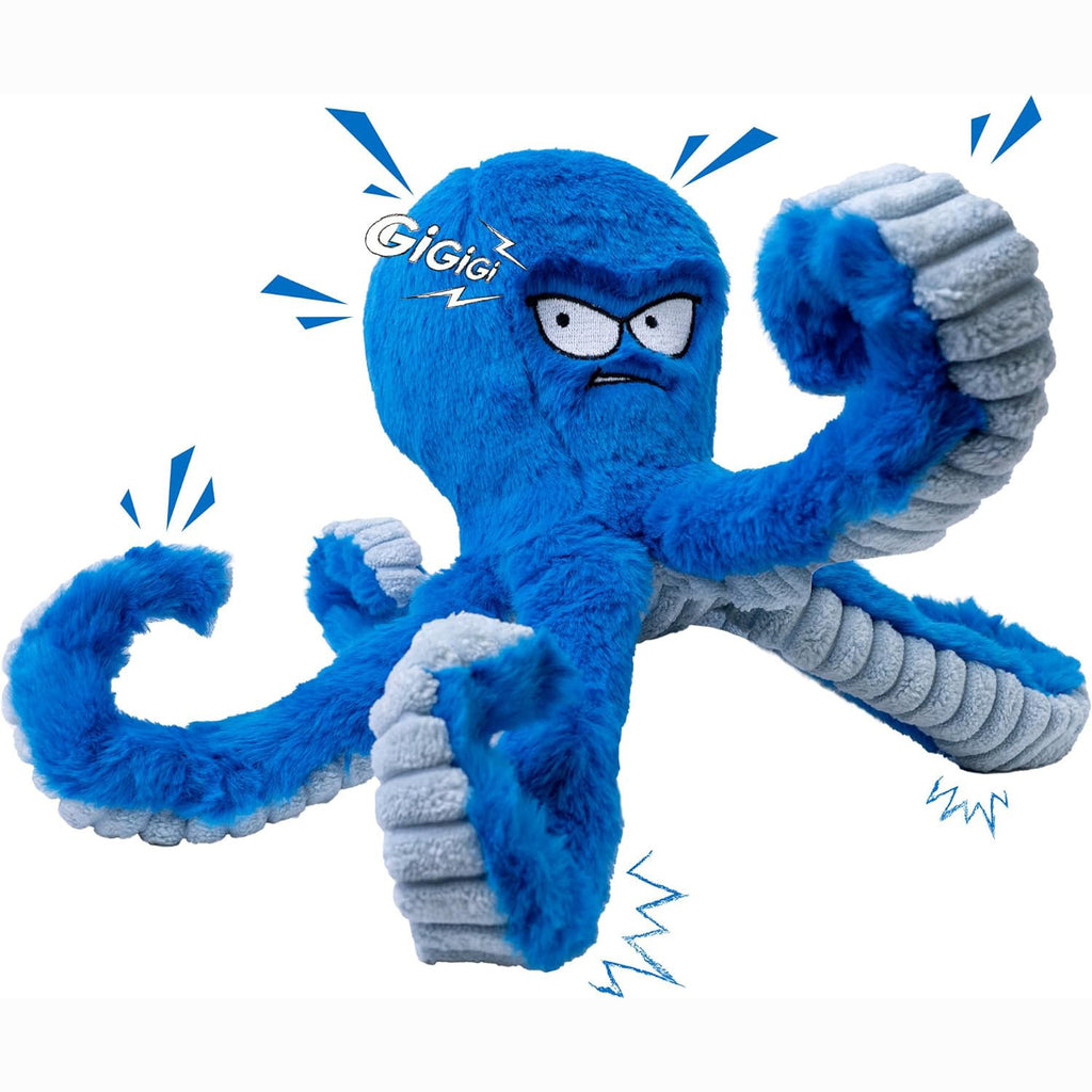 Stuffed Squeaky Octopus Dog Toy