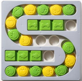 S-Shaped Square Pet Puzzle Toy Dog Snacks
