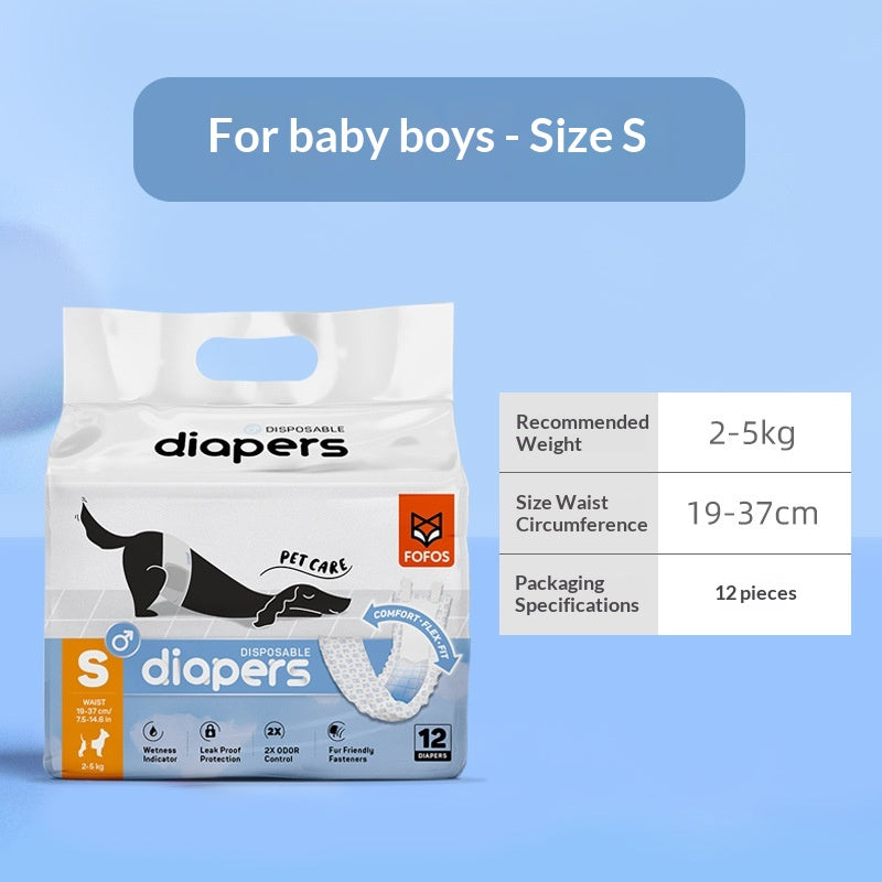 Thickened Absorbent Dog Diaper Pants