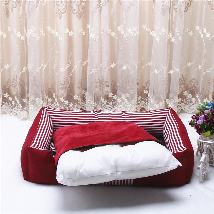 The Four Seasons Of Kennel Removable And Washable Canvas Pet Nest